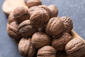 Whole walnut shells