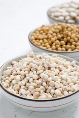 corn, soybeans, sword bean