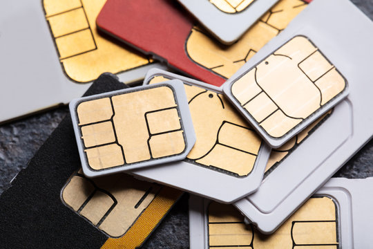 Variety Of Mini And Micro Sim Cards