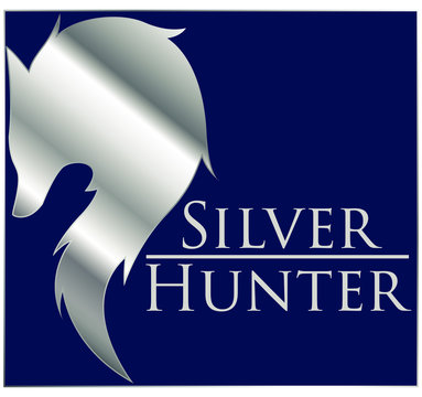 silver wolf logo design