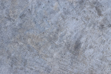 Grunge blue concrete wall with crack and stains in industrial building. Cement texture for design and background.