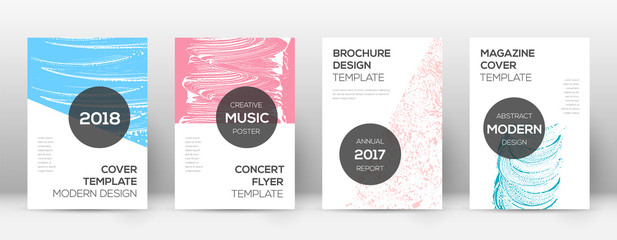 Cover page design template. Modern brochure layout