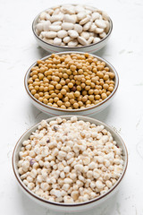 corn, soybeans, sword bean