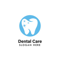 Fototapeta na wymiar dental logo template. dental care icon symbol design