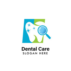 dental logo template. dental care icon symbol design