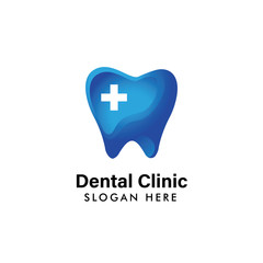 Obraz premium dental logo template. dental care icon symbol design
