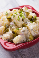 Potato salad with mayonnaise dressing
