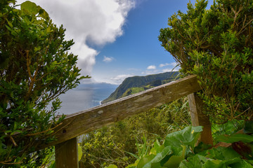 Fototapeta premium natural scenery at the azores island