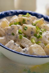 Potato salad with mayonnaise dressing