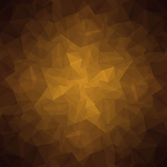 Abstract Brown Polygonal Background
