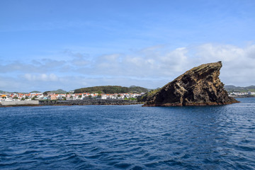Naklejka premium exploring the azores from the water