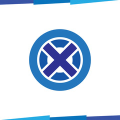 OX Initial Letter Logo Icon Vector template