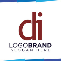 di Initial Letter Logo Icon Vector template