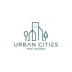 Urban Cities Logo - Vector logo template