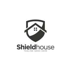 Shield House Logo - Vector logo template