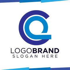 Ce Initial Letter Logo Icon Vector template