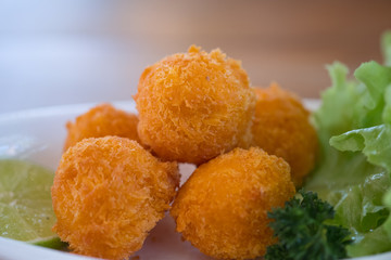 Cheese balls for catering