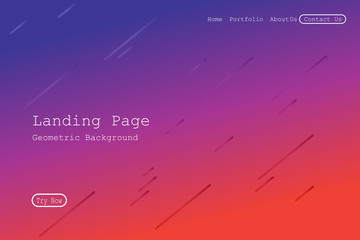 Minimal geometric background. Dynamic fluid shapes composition with Modern Abstract design for Landing page template, wallpaper,background element template