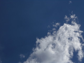 blue sky with clouds