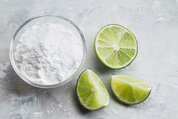 Baking soda and lemon