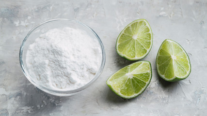 Baking soda and lemon