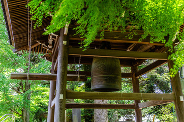 bell in a buddhist temple