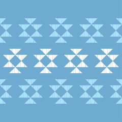 Ethnic boho seamless pattern. Embroidery on fabric. Patchwork texture. Weaving. Traditional ornament. Tribal pattern. Folk motif. Can be used for wallpaper, textile, invitation card, wrapping, web pag