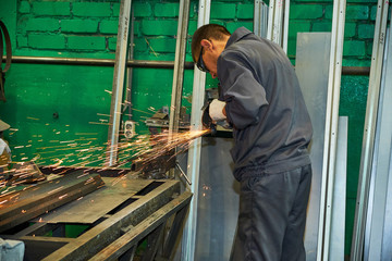 Naklejka na ściany i meble manufacture of steel doors, welding of metal doors, production