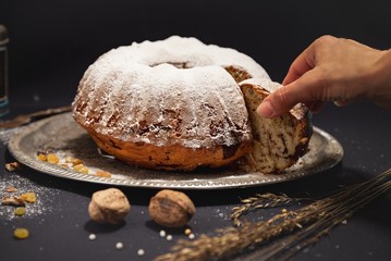 Summer homemade cake