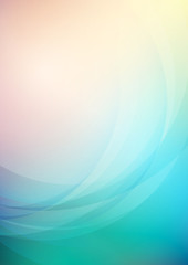 Abstract curved on colors background
