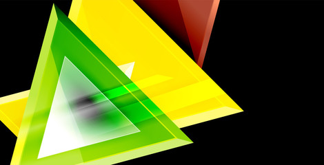 3d triangular vector minimal abstract background design, abstract poster geometric design