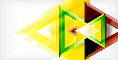 3d triangular vector minimal abstract background design, abstract poster geometric design