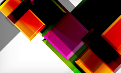 Colorful square and rectangle blocks background