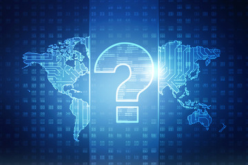  2d illustration question mark