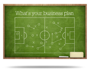 Fototapeta premium Whats your business plan text