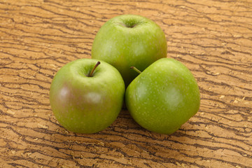 Green ripe apple
