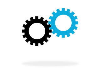 Zahnrad als Symbol für Industrie oder Ingenieur