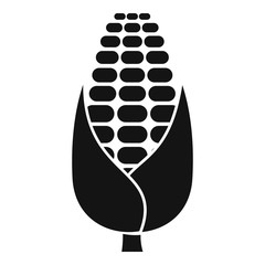 Natural maize icon. Simple illustration of natural maize vector icon for web design isolated on white background
