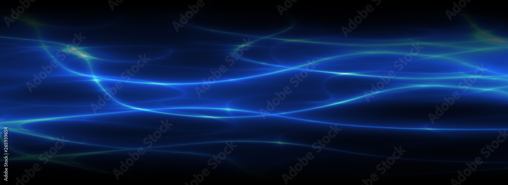 Wall mural electricity glow lighting