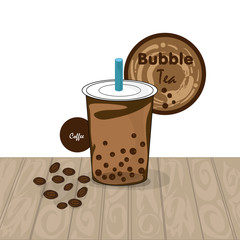 bubble tea graphic cup