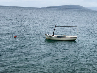 Naklejka premium Lonely boat