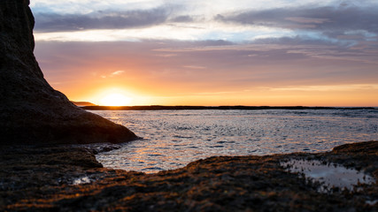 Obraz premium Golden Beach Sunset