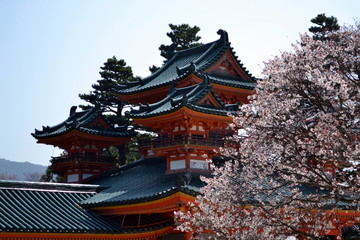 Japanese Shinto Temple in Kyoto