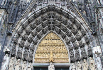 Obraz premium Cologne Cathedral facade, Germany