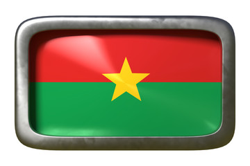 Burkina Faso flag sign