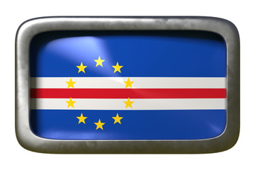 Republic of Cape Verde flag sign