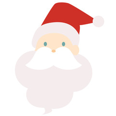 可愛いサンタクロースのイラスト