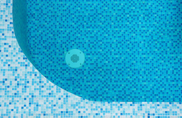 Fototapeta premium swimming pool in summer season background.