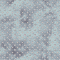 Glitter sparkling  vintage abstract retro  seamless grunge pattern on watercolor background