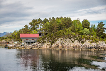 house on the lake